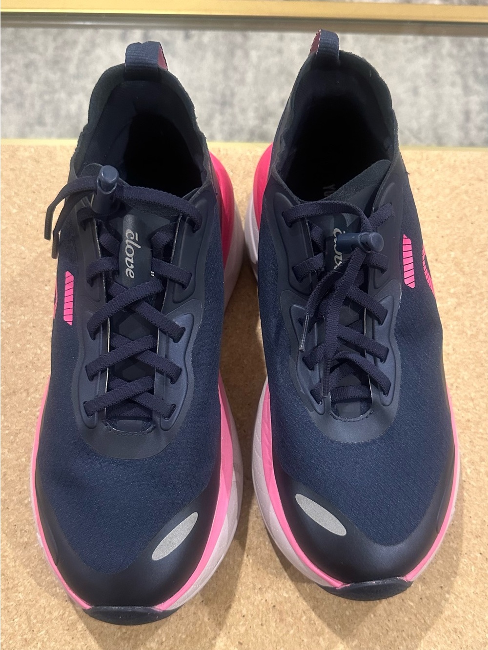 Clove Women’s Navy and Pink Athletic Sneakers